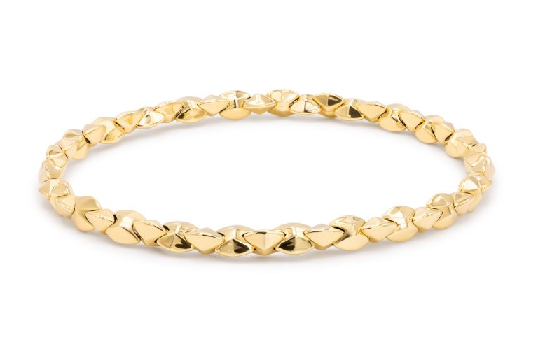 18K Yellow Gold Stretch Bracelet