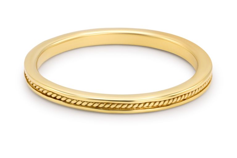 18K Yellow Gold Wedding Band